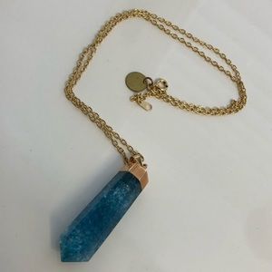 Turquoise Crystal Necklace